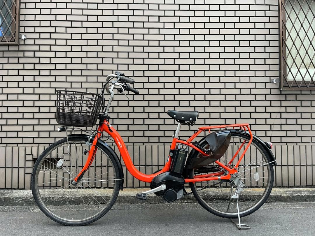 美品12.8Ah YAMAHA電動アシスト付き自転車26AYC83