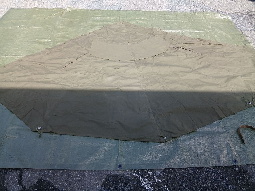 ポーランド軍幕サイズ3 脱着ファスナー付き