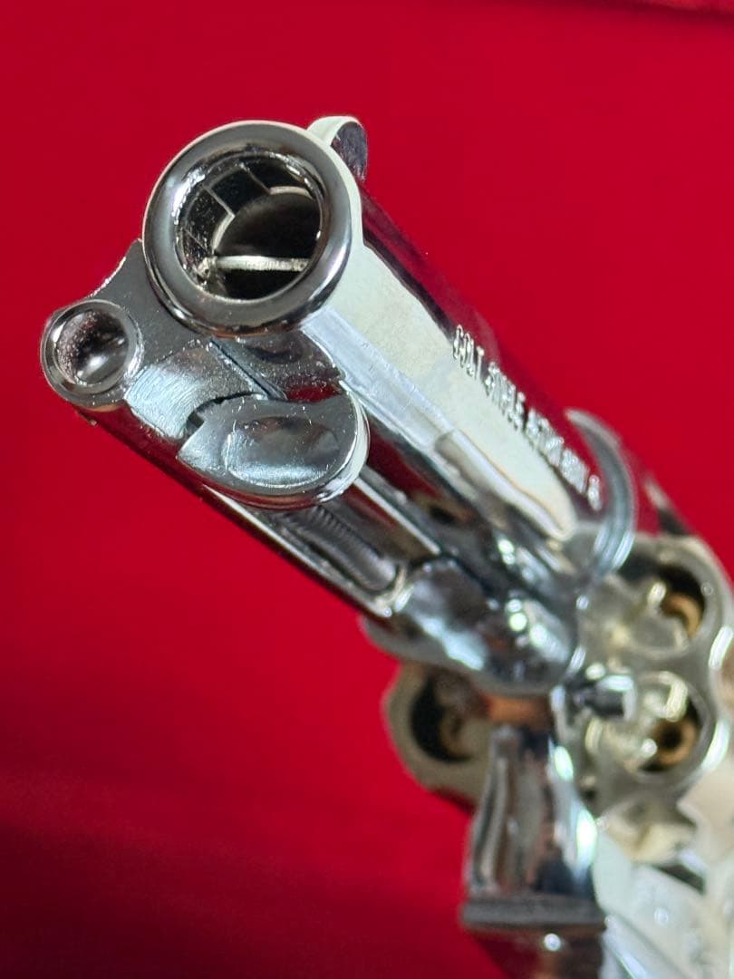 木製化粧箱付 HWS ハートフォード コルト SAA オールシルバー モデルガン