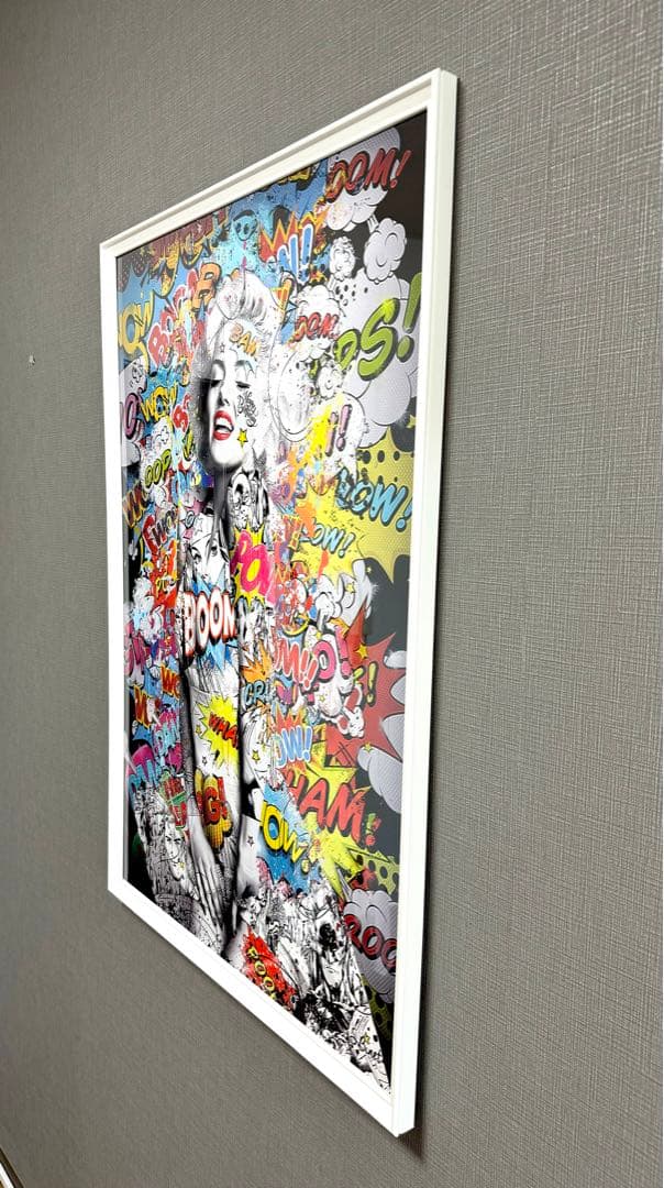 No.200フレーム付きキャンバスアート　マリリンモンロー　ウォーホル