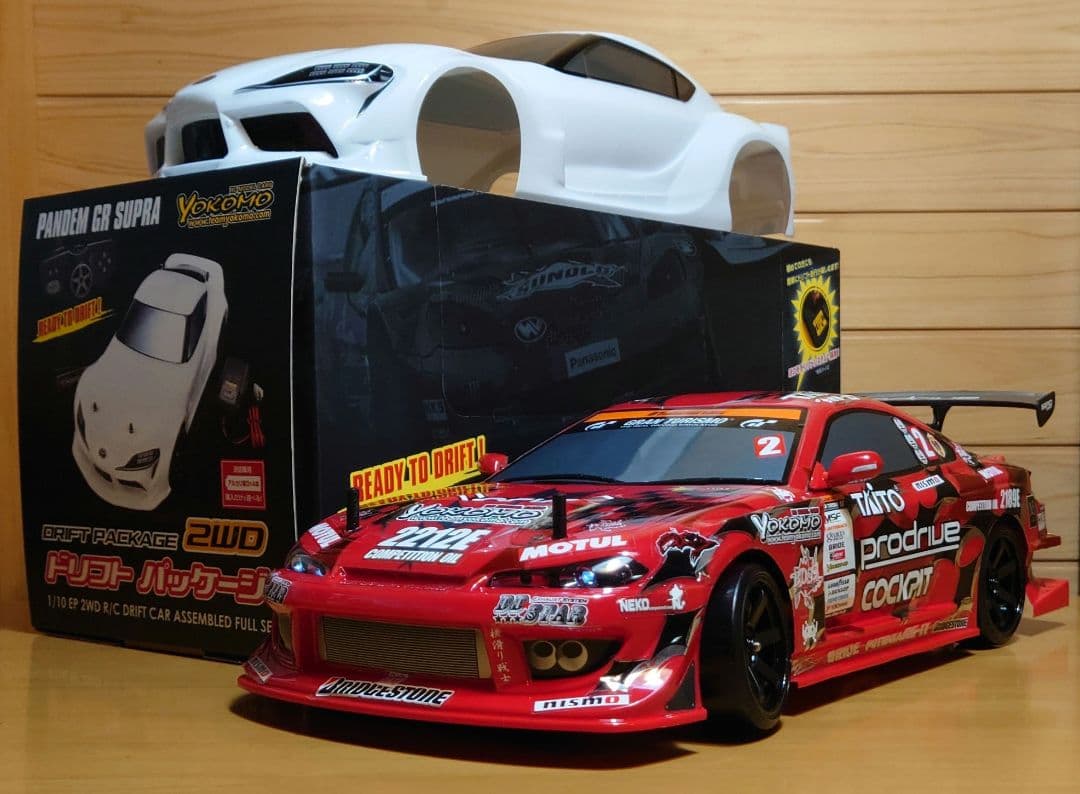 ① POTENZA S15ボディLED付＆②ドリパケスープラRTR白フルセット新