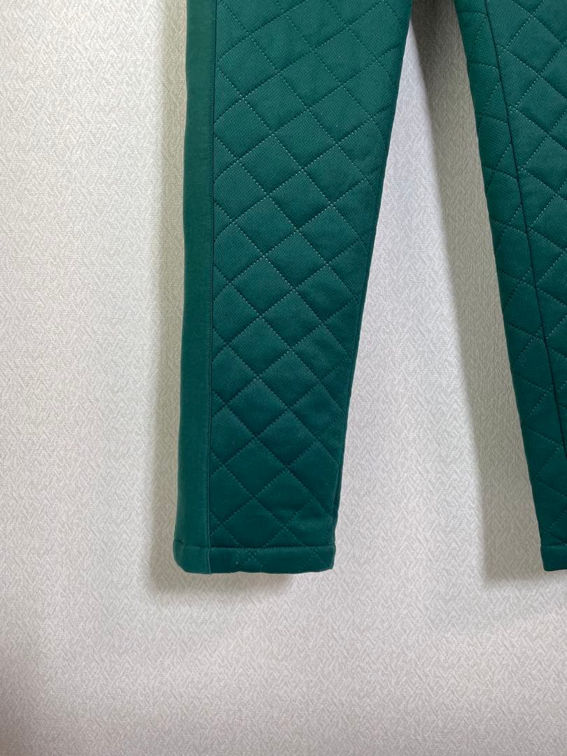 （美品）JACK BUNNY ジャックバニーキルト柄中綿パンツ グリーンサイズ5