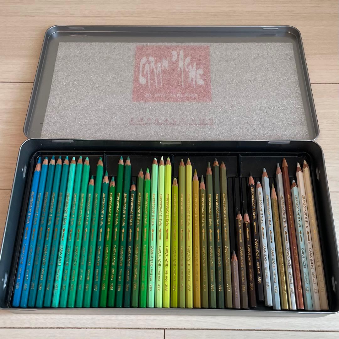 カランダッシュ　スプラカラーソフト　水彩色鉛筆　120色