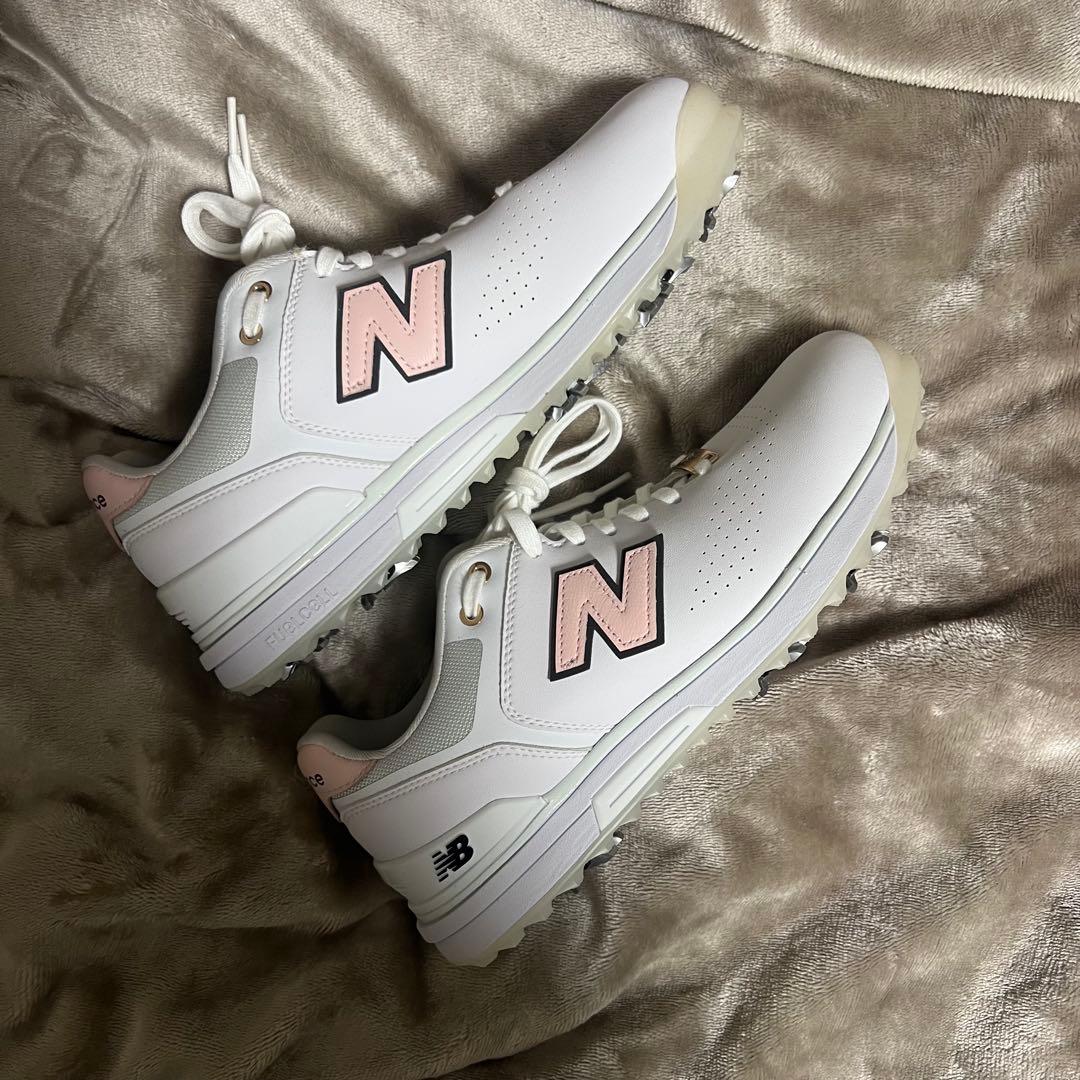 【23cm／ソフトスパイク】New Balance ゴルフシューズ