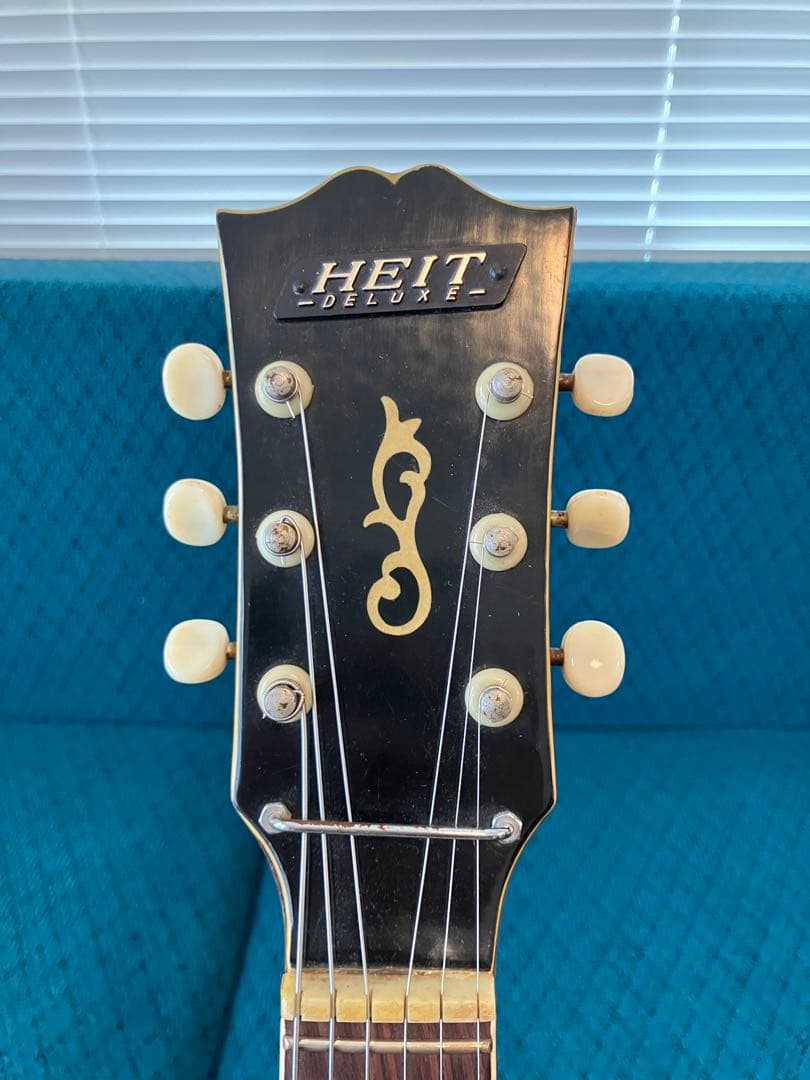 【フレット交換済】HEIT Deluxe 60s 国産フルアコ ビザールギター