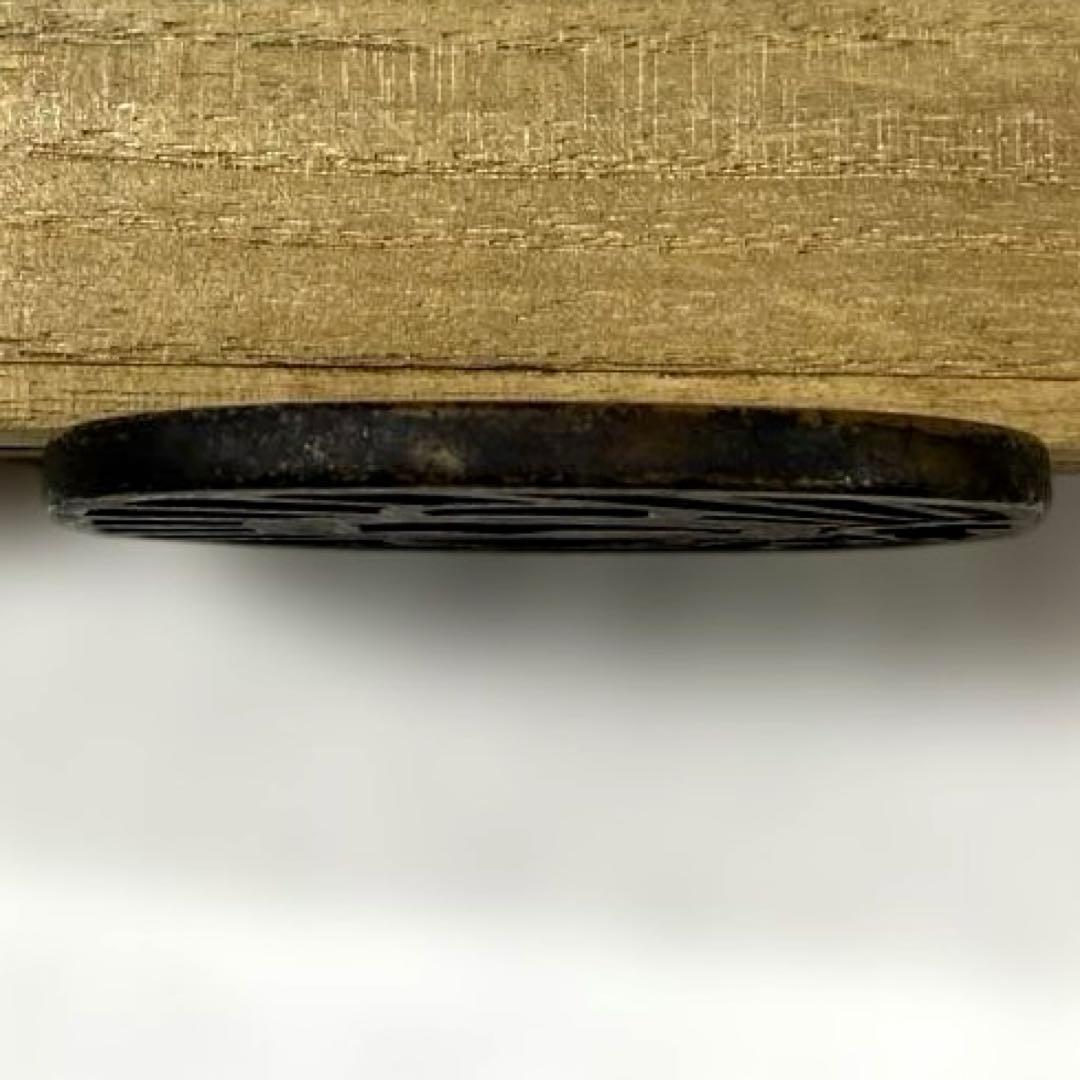 B-35 鍔　武具　銅製　刀装具　装飾品　日本刀　アンティーク　美術品　工芸品