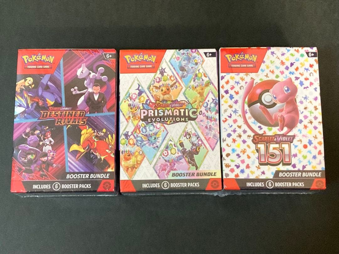 ポケモンカード　英語版　bundle box 未開封　シュリンク付き　3セット