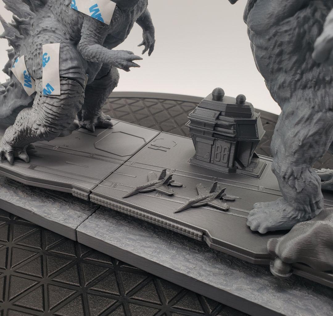 Godzilla ゴジラxコングジオラマ　ガレージキット　（未組み立て未塗装）