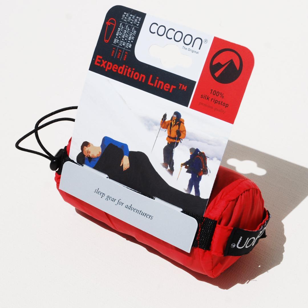 Cocoon エクスペディション ライナー 100％ リップストップシルク