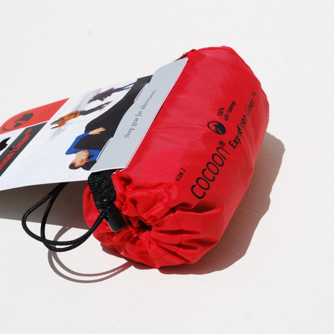 Cocoon エクスペディション ライナー 100％ リップストップシルク