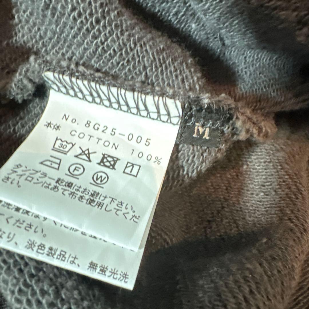 メンズウェア 8gShoot HALF ZIP SWEATSHIRT -CHARCOAL-