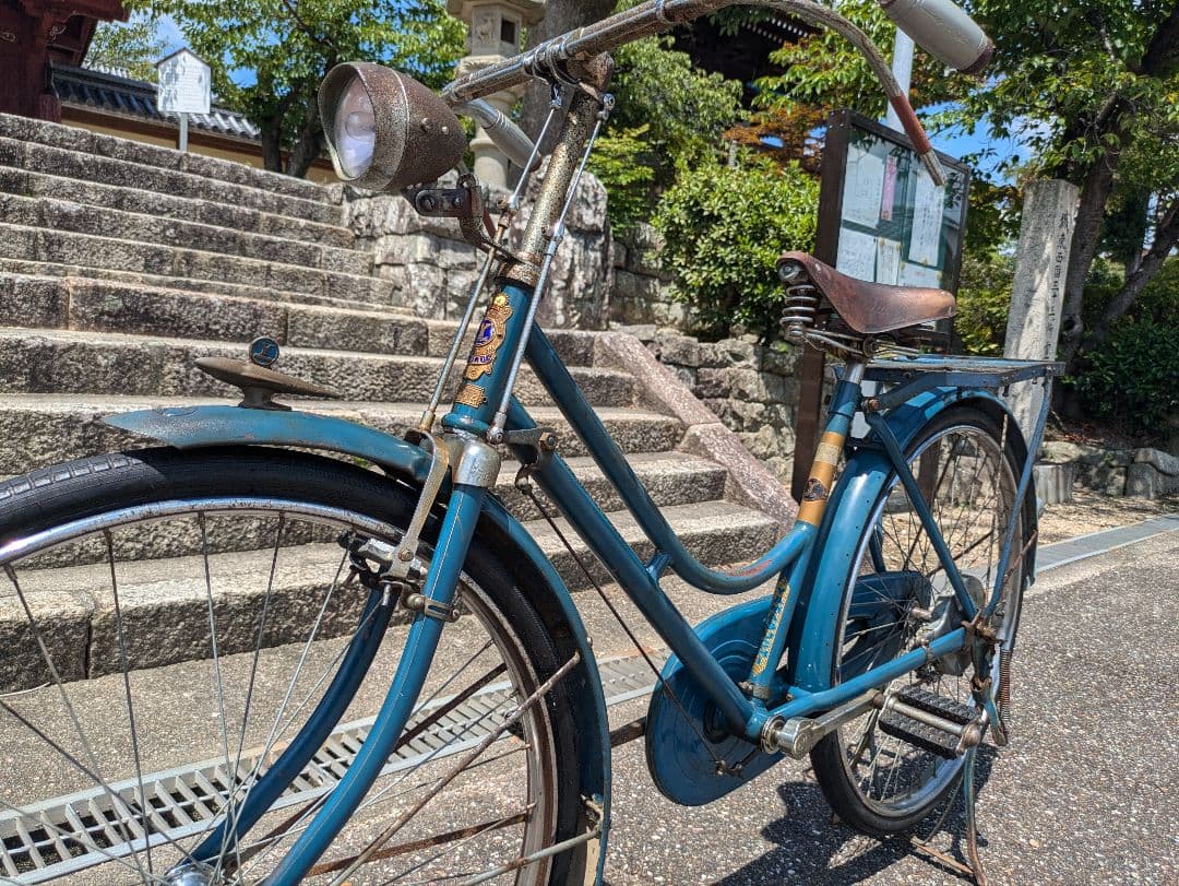美品 山口　ゴールド号 婦人車 実用車 昭和 レトロ 自転車