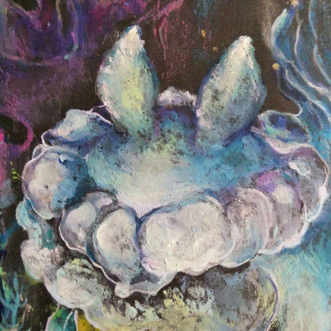 ウミウシ ホヤ 珊瑚 海 風景 原画 アート 絵画 画家 ハンドメイド