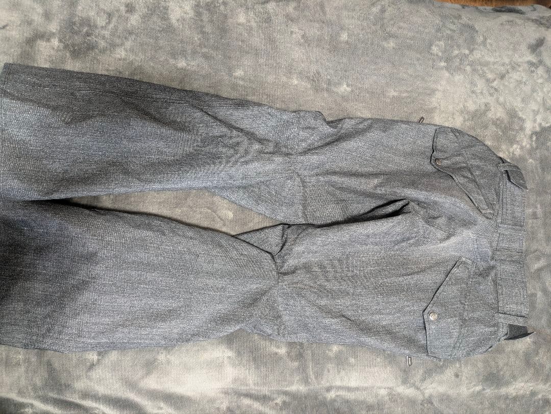 スノーボードパンツ S デニム風　ダークブルー