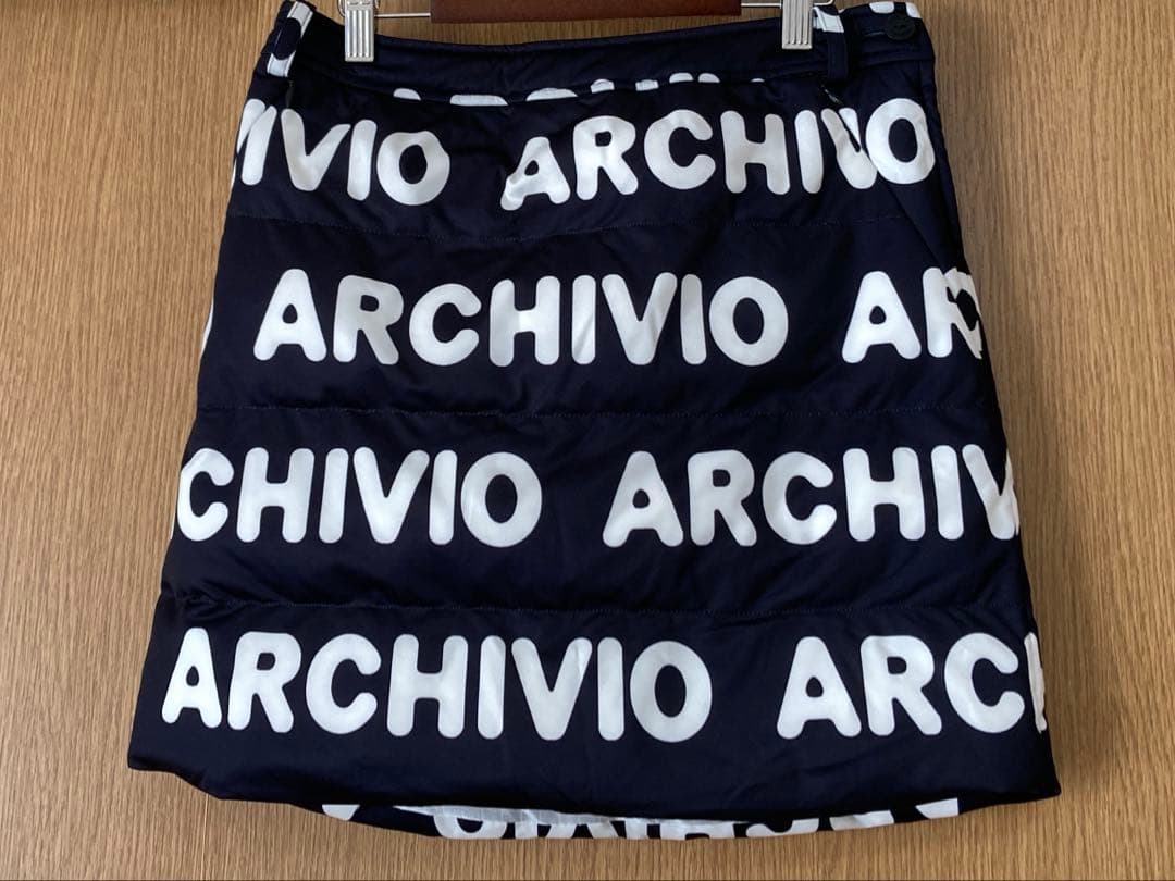 暖か♡ アルチビオ 中綿 蓄熱 スカート 黒 38 ゴルフ レディース ウエア