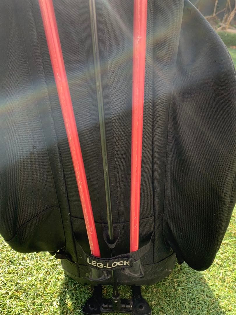 BRIEFING キャディバッグ 黒 カバー付きCR-2 ゴルフ