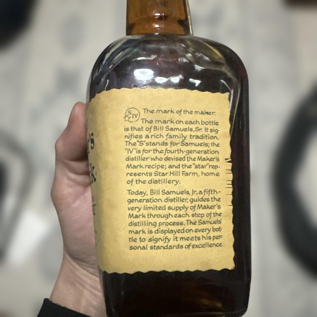 Maker's Mark ウイスキー 750ml ゴールド　早い者勝ち