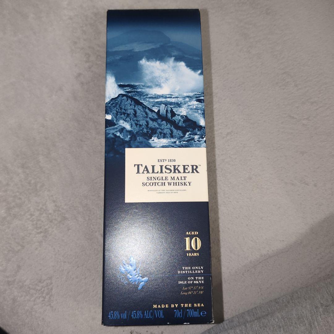 タリスカー 10年 シングルモルトウイスキー 700ml　旧ラベル