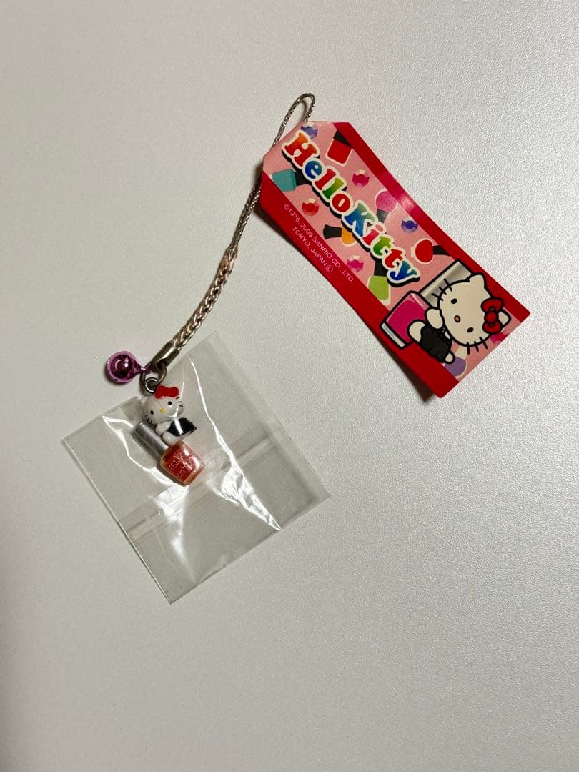 チ*王様 【激レア】ハローキティ　お仕事シリーズ　ネイリスト　ネイル　限定根付け