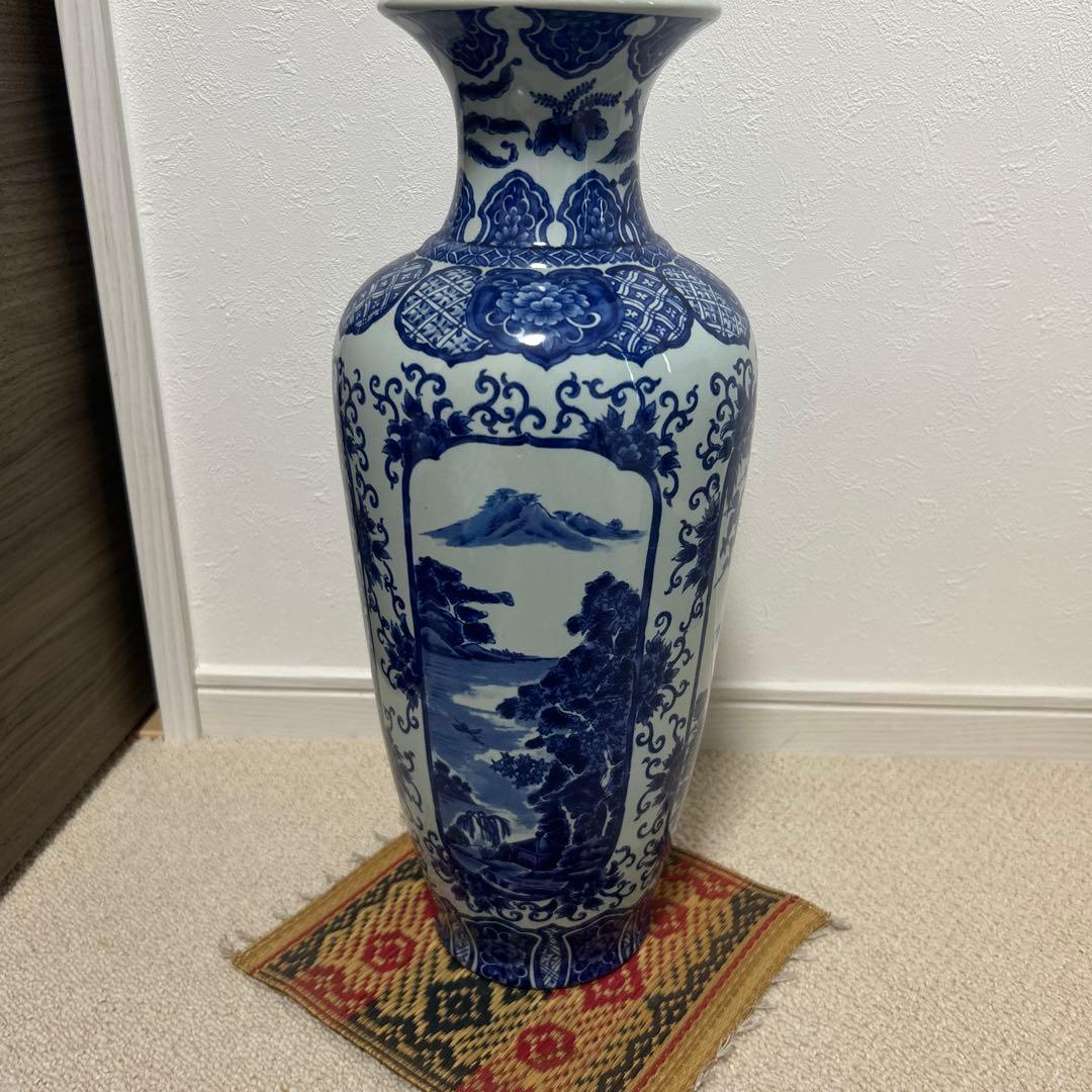 【週末値下げ】有田焼　壺　峰山作　未使用