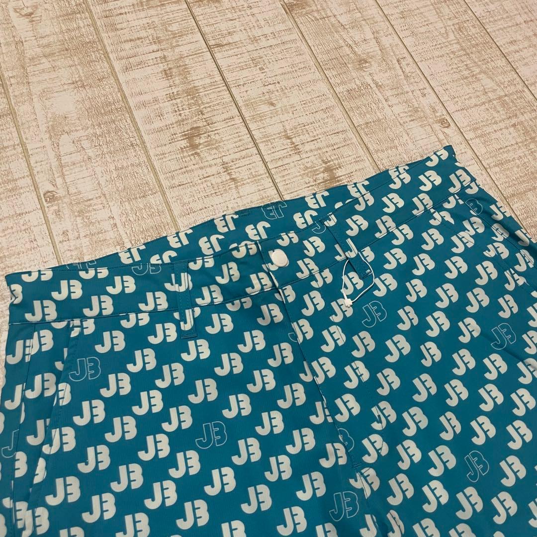 新品 ジャックバニー ロングパンツ JBロゴ ブルー Mサイズ （4）