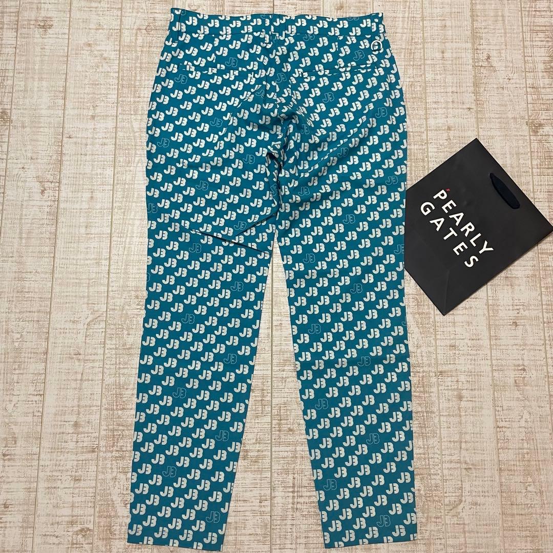 新品 ジャックバニー ロングパンツ JBロゴ ブルー Mサイズ （4）