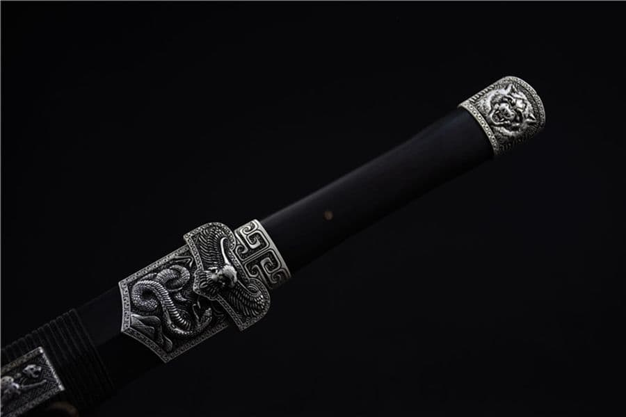 武具　刀装具　日本刀　模造刀 居合刀 銀蛇二代--短金漢剣