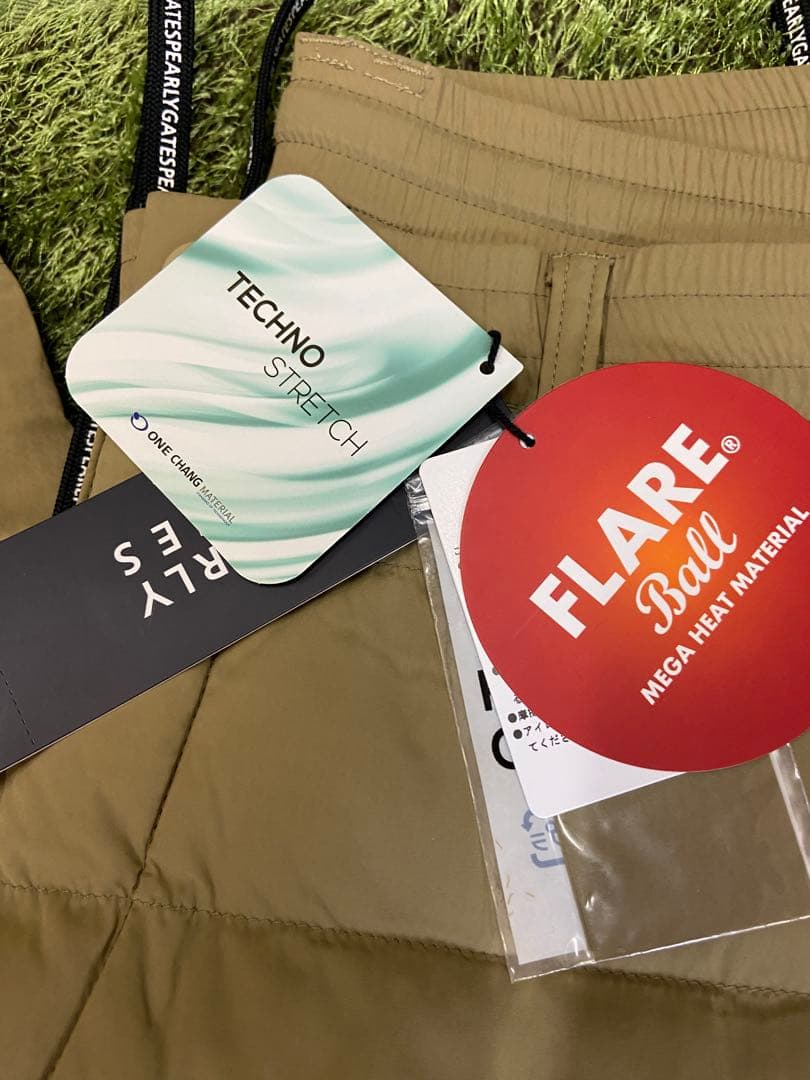 新品正規品【PG/4】高機能中綿ストレッチパンツ暖パン撥水防風保温防寒　真冬に