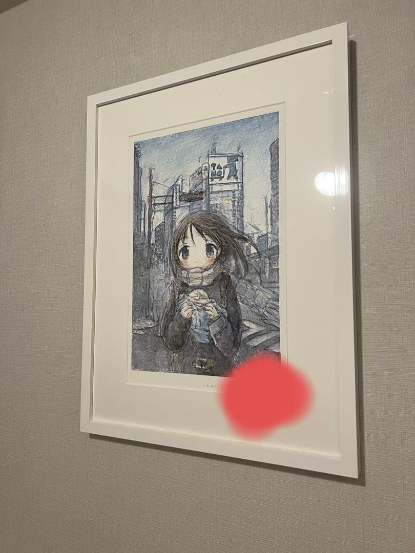 【くらやえみ】Emi Kuraya 「冬のにおい」2021年シルクスクリーン