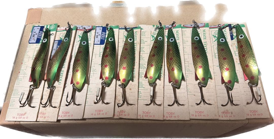 ヴィンテージ ABU トビー 18g スプーン台紙付き 10個セット⑥