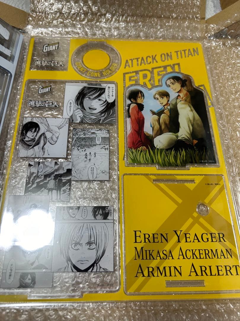進撃の巨人 アクリルスタンド ジャイアントコーン　5種セット