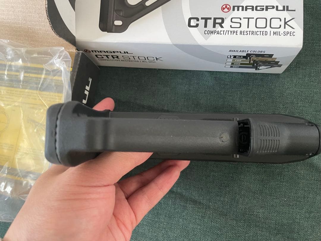 【正規品】Magpul CTRストック ミルスペック ブラック (開封済)