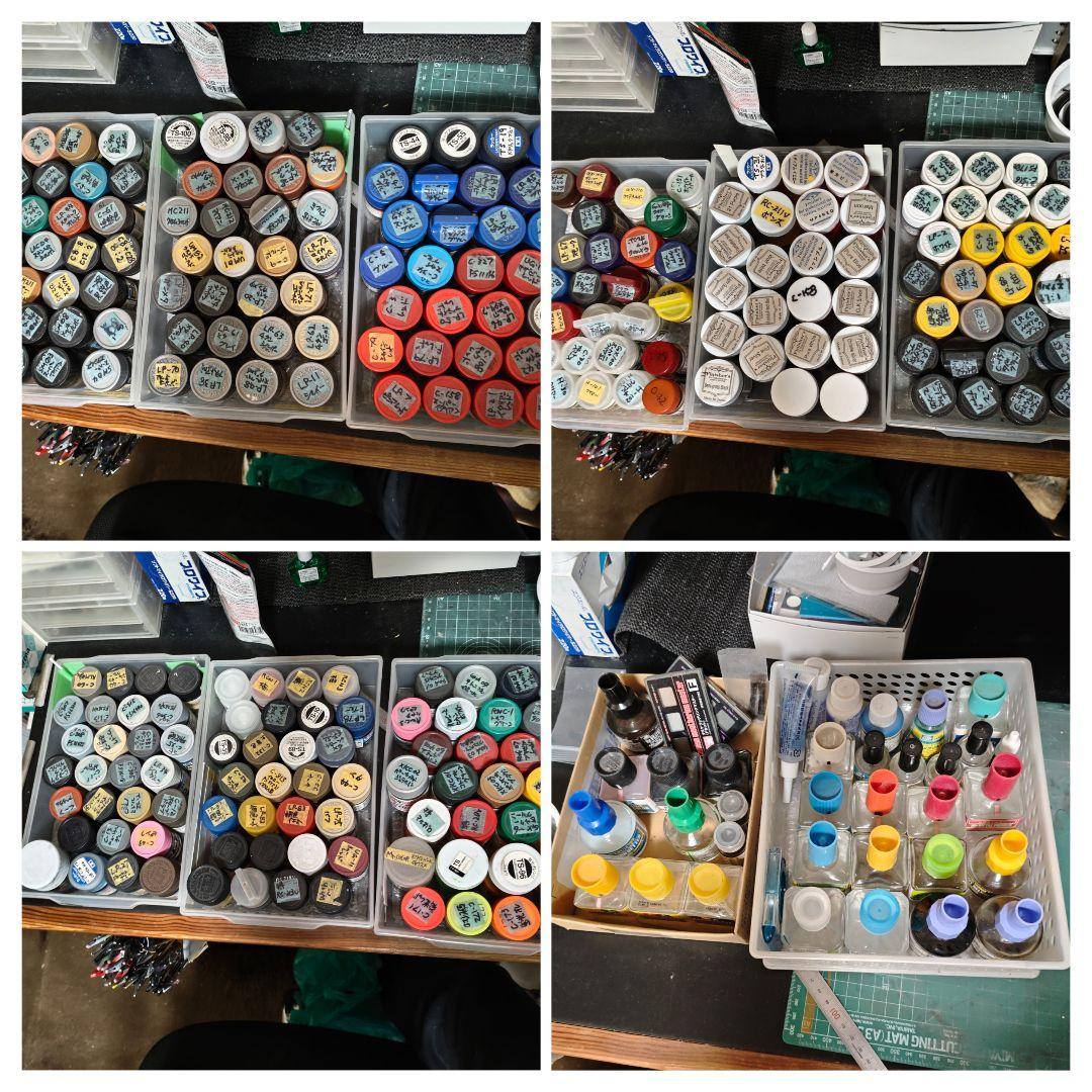 プラモデル タミヤ等模型用塗料セット 中古