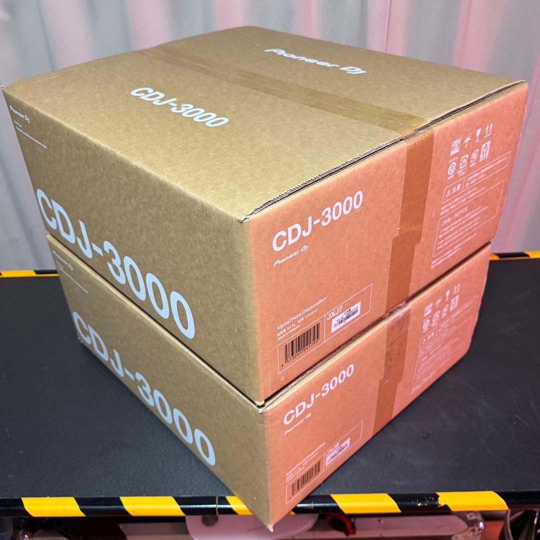 Pioneer DJ(パイオニア)CDJ-3000メディアプレーヤー (2台)
