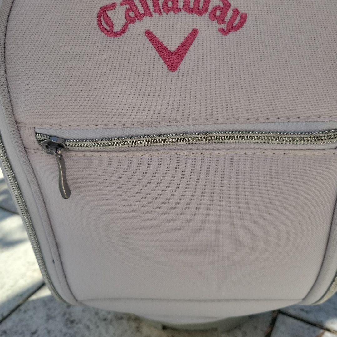 Callaway Solaire キャディバッグ ホワイト/ブラック/ピンク