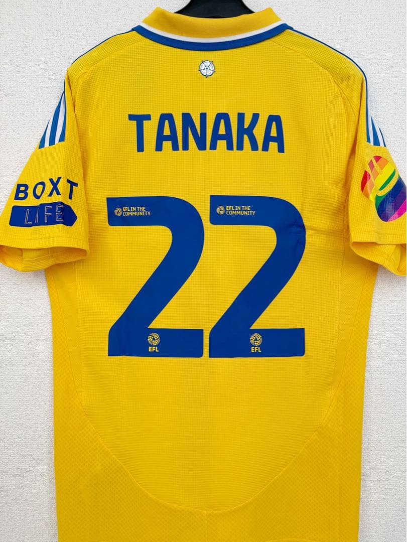 24-25 田中碧　リーズユナイテッドアウェイレプリカユニフォーム