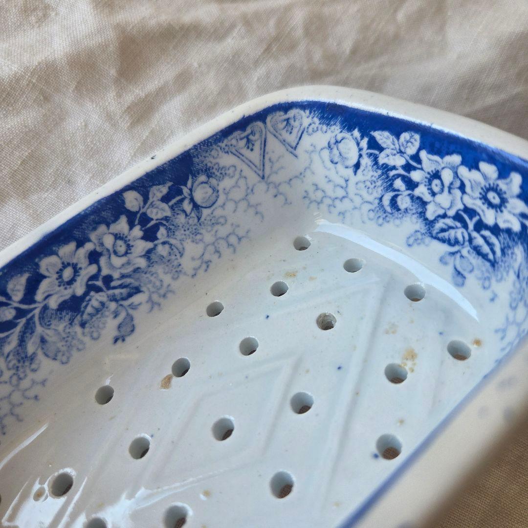 フランス　アンティーク　石鹸入れ