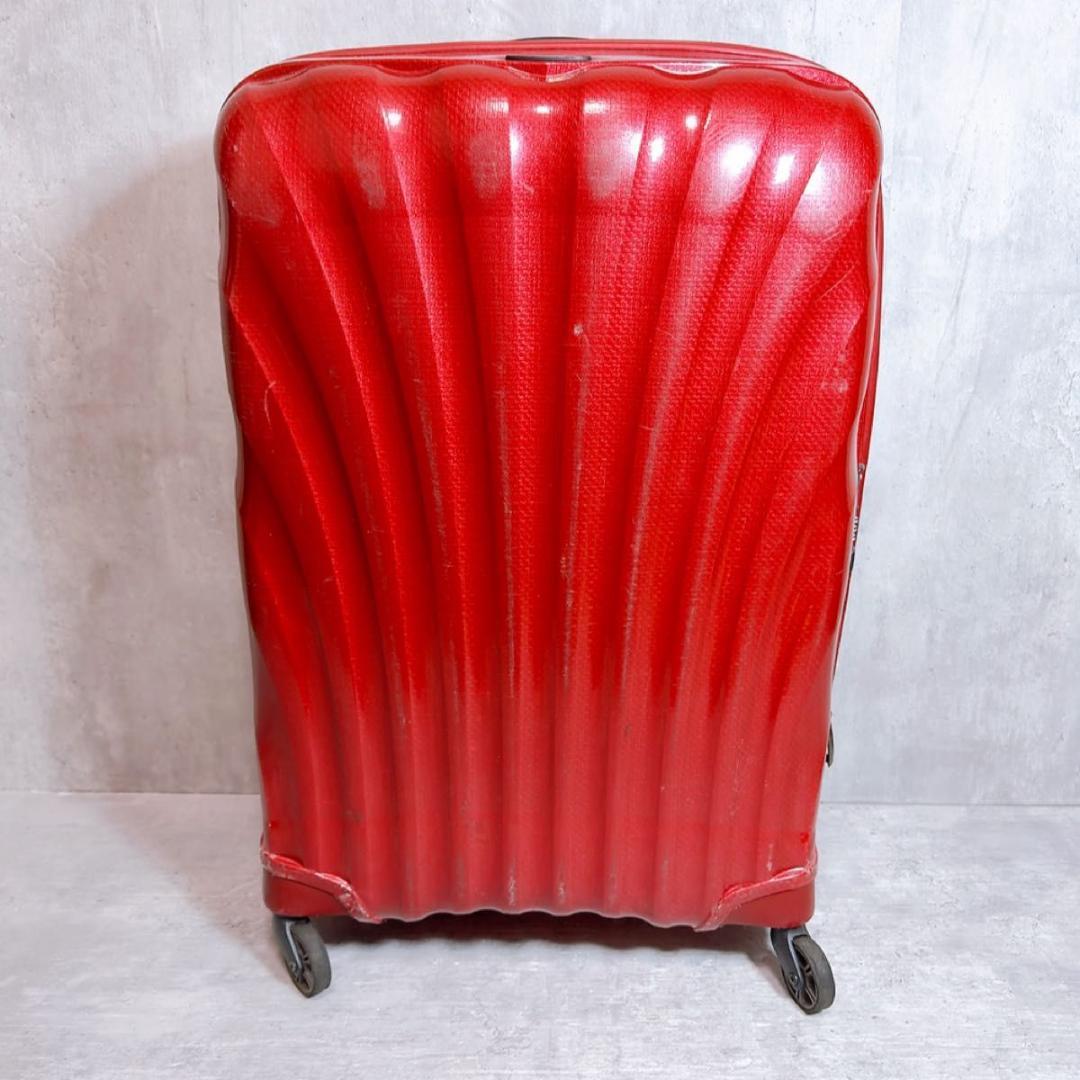 サムソナイト コスモライト 94L キャリー　赤　レッド　超軽量　旅行