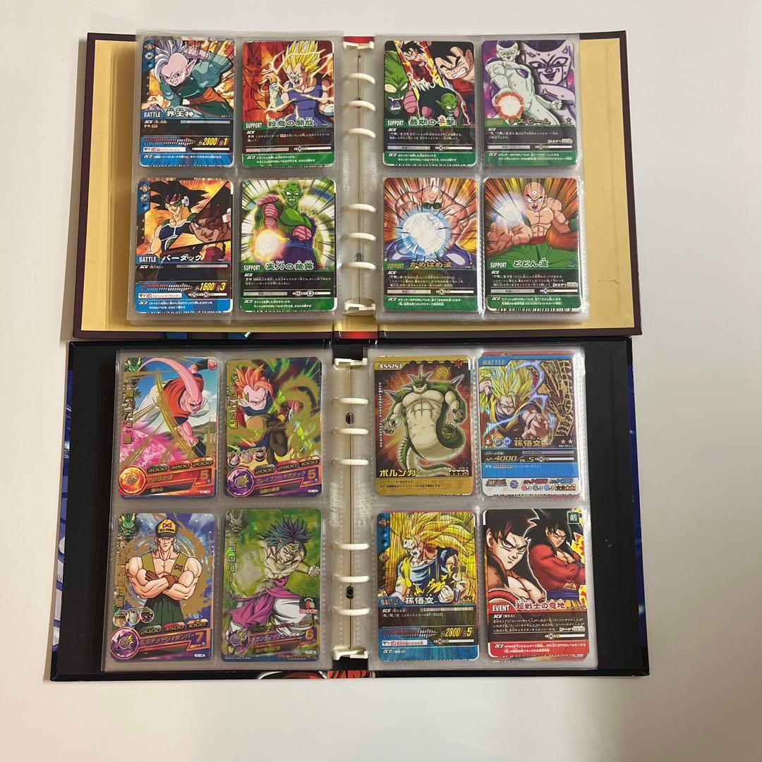 ドラゴンボールヒーローズ　爆裂インパクト　データカードダス引退品　バインダー付き