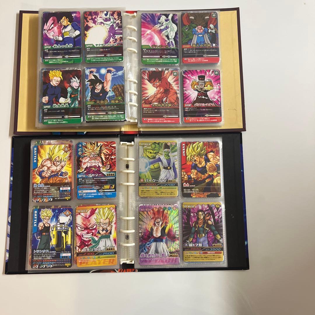 ドラゴンボールヒーローズ　爆裂インパクト　データカードダス引退品　バインダー付き