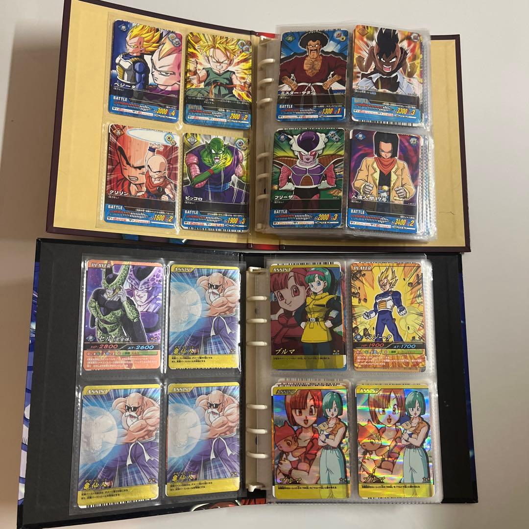 ドラゴンボールヒーローズ　爆裂インパクト　データカードダス引退品　バインダー付き