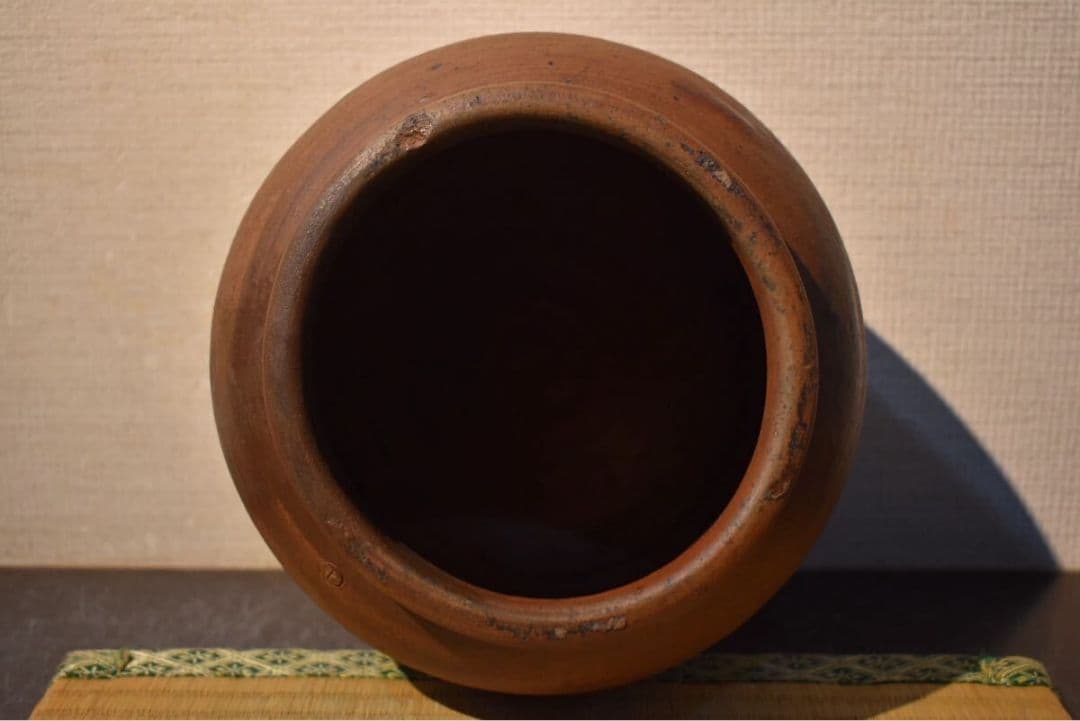 【真作 江戸初期名品】 「古備前水指」（江戸初期） 鑑定委員会箱書/鑑定書付属