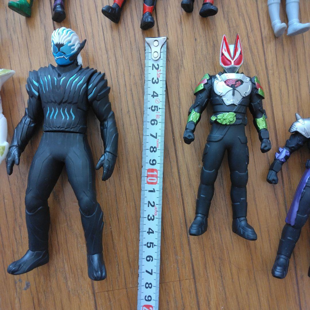 仮面ライダーソフビまとめ売り34体＆ヴァルゴゾディアーツ戦隊ヒーロー怪獣など