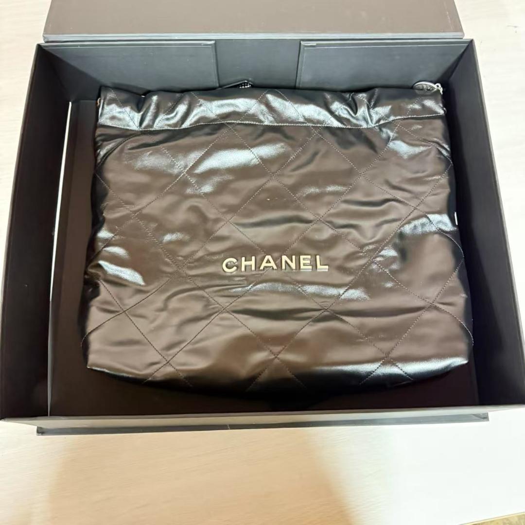 即日発送 ブラック ショルダーバッグ 22 Bag 39*42*8cm