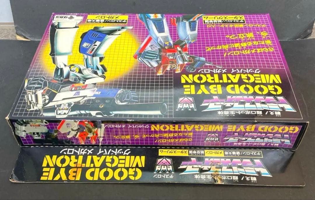 旧タカラ　グッバイ メガトロン　スタースクリーム　1983年製　当時品
