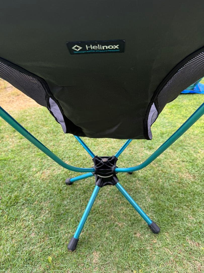 2脚セット　Helinox ヘリノックス　スウィベルチェア ブラック/ブルー