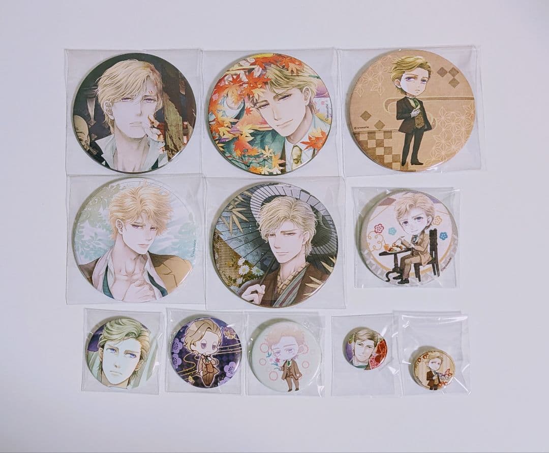 蝶の毒華の鎖 缶バッジ 藤田