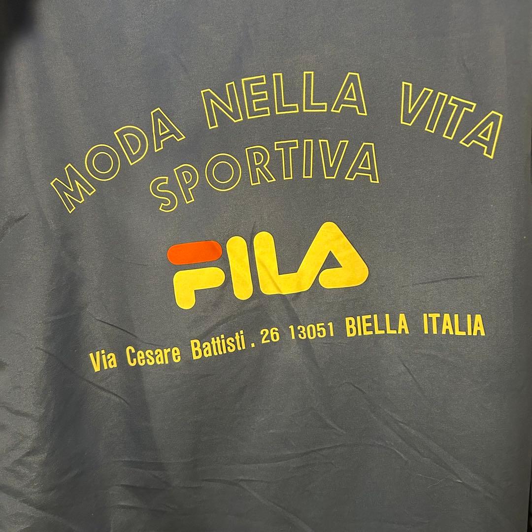 90s fila jacket フィラ ボア スナップ ベンチ コート