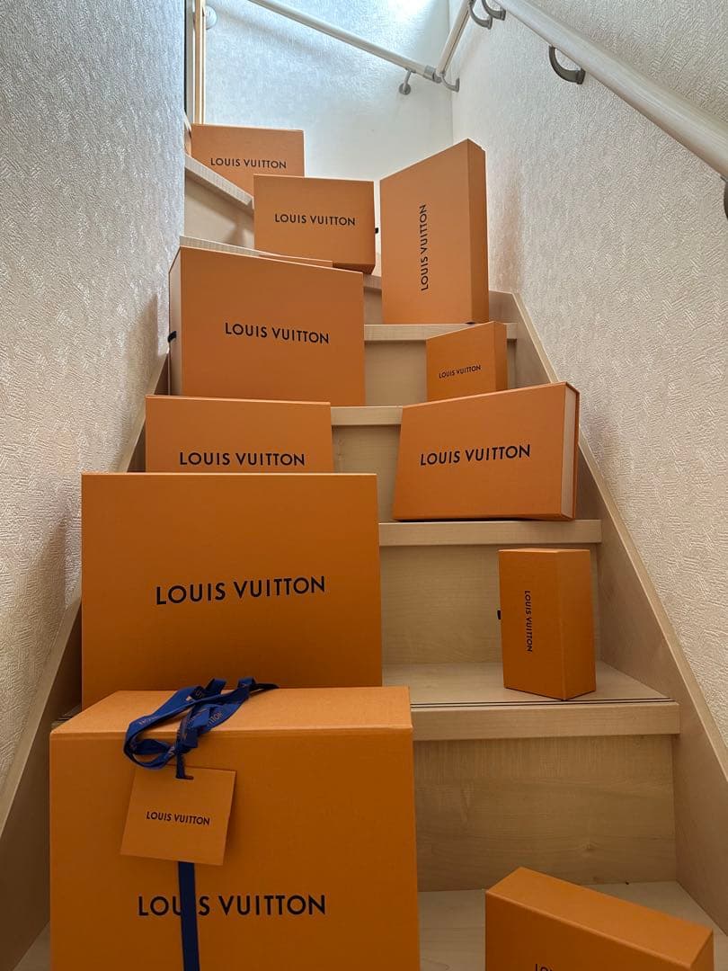 LOUIS VUITTON オレンジ ショッピングバッグ 複数枚