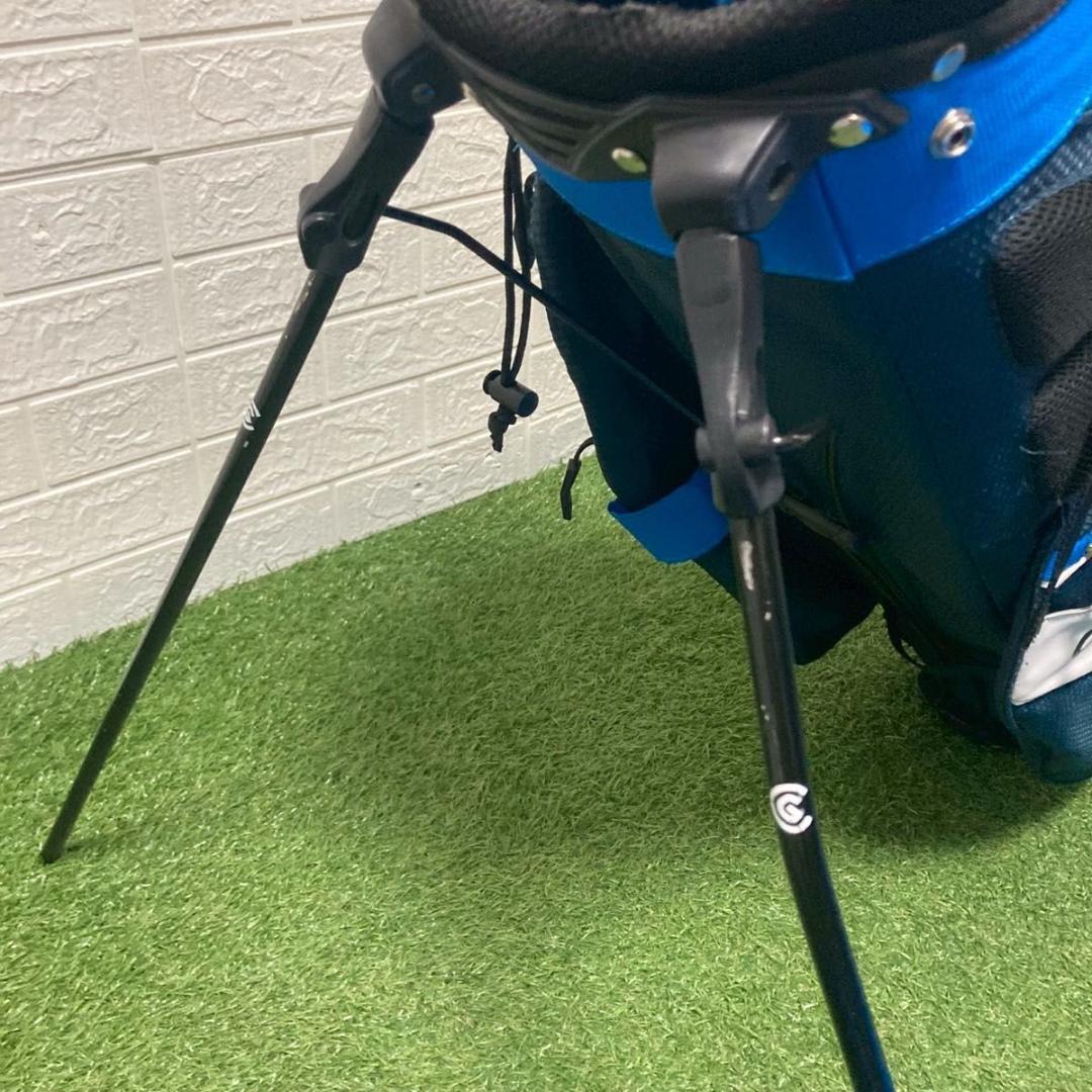 【美品】Cleveland クリープランド キャディバッグ スタンド式